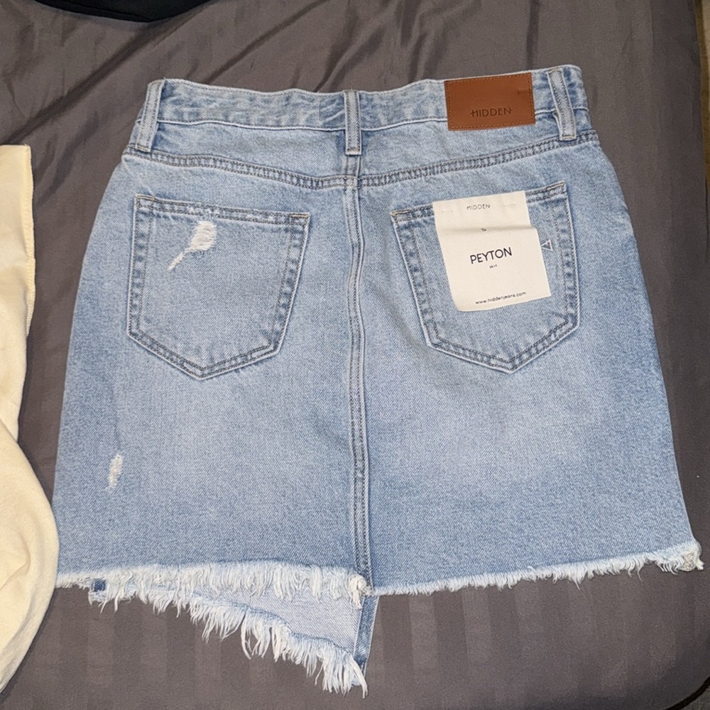 Asymmetrical denim skirt NWT - Picture 4 of 4
